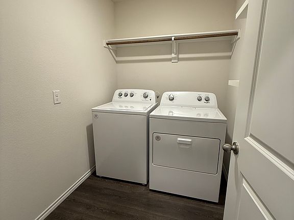 laundry room before entering kitchen area