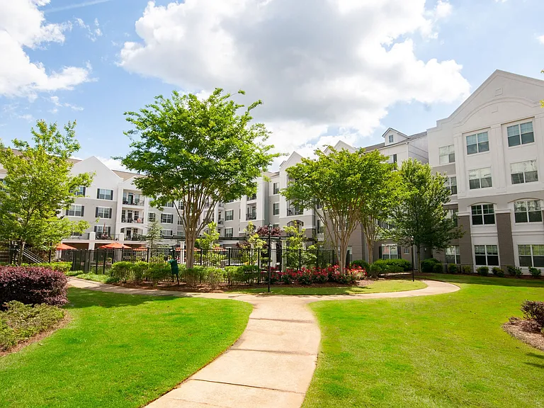 Beautifully Manicured Outdoor Community Grounds