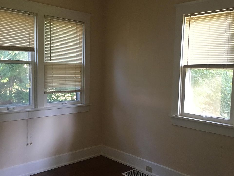 Hardwood floor in bedroom