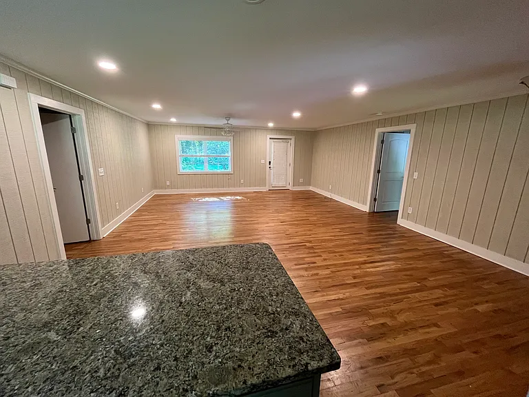 Open dining/family room