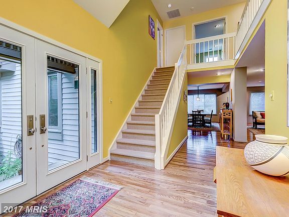 2-story foyer w new Anderson doors
