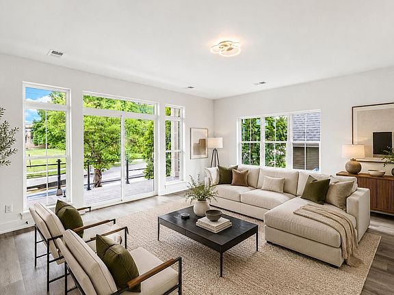 Sunny & Spacious Living Room - Virtually Staged