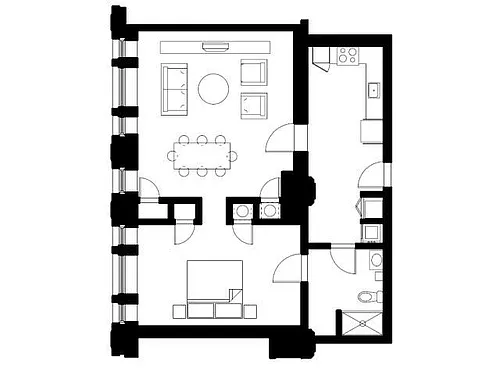 Floor plan The Broker