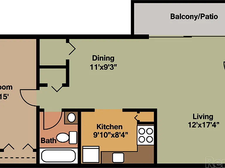 1 Bedroom 1 Bedroom
