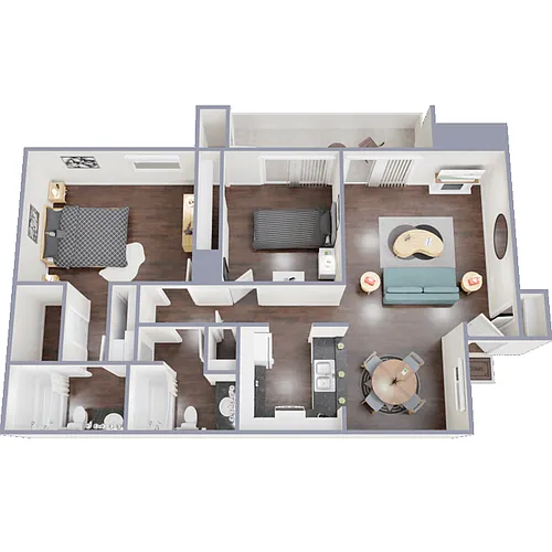 Floor plan 2X2