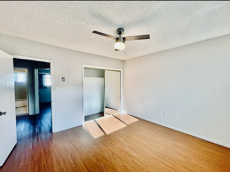Primary room with main closet