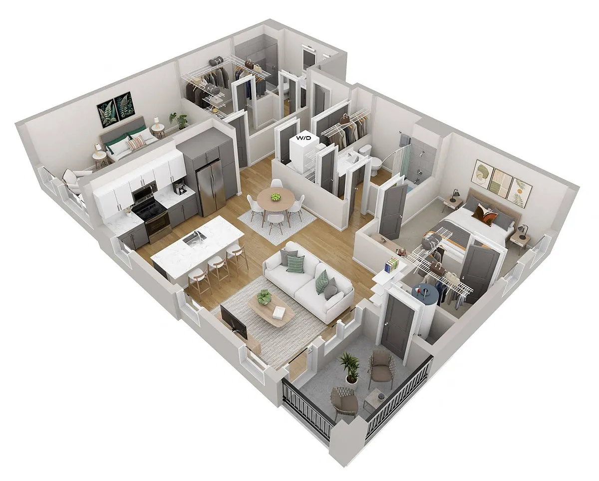 Floor plan Foothills | 1.1