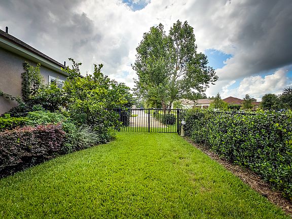 Fenced Back & side yard