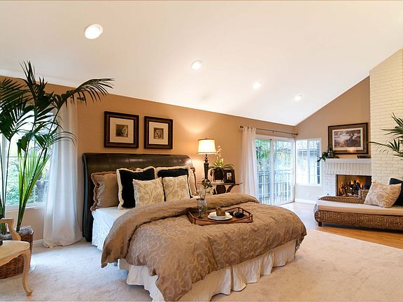 Master Bedroom & Fireplace