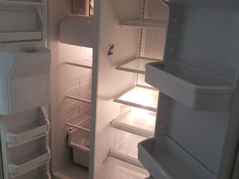 Large double door fridge of storage