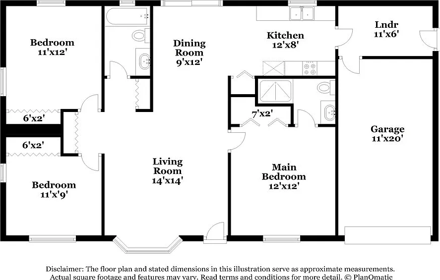 3 bed, 2.0 bath, 1064 sqft, $1,895 — Photo 2