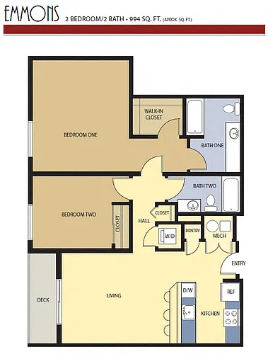 Floor plan Emmons
