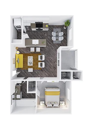 Floor plan 1A - 1B