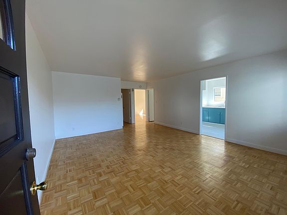 View of living room at front door