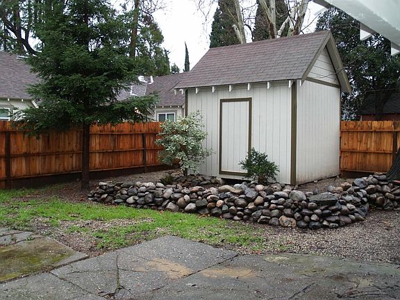 shared shed and yard