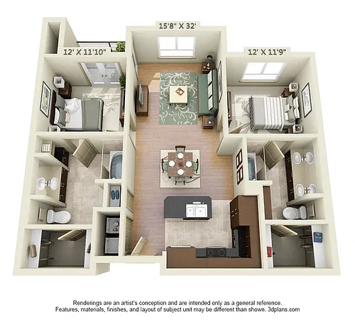 Floor plan B2D