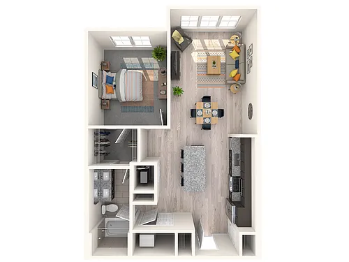 Floor plan A21
