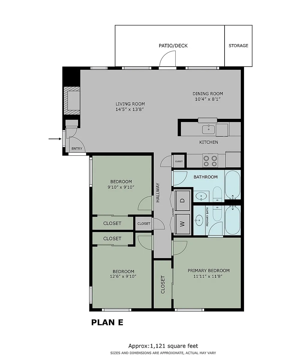 Floor plan Plan E