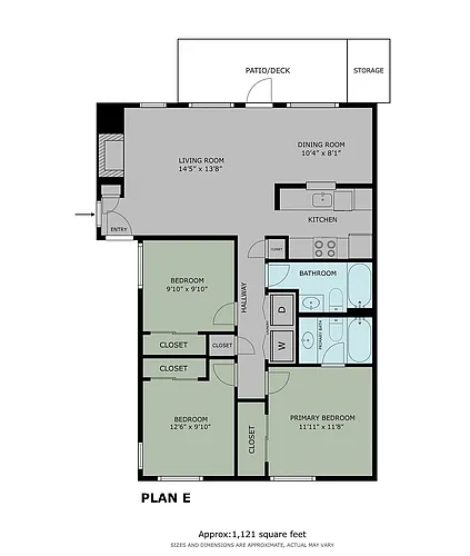 Floor plan Plan E