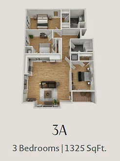 Floor plan 3A