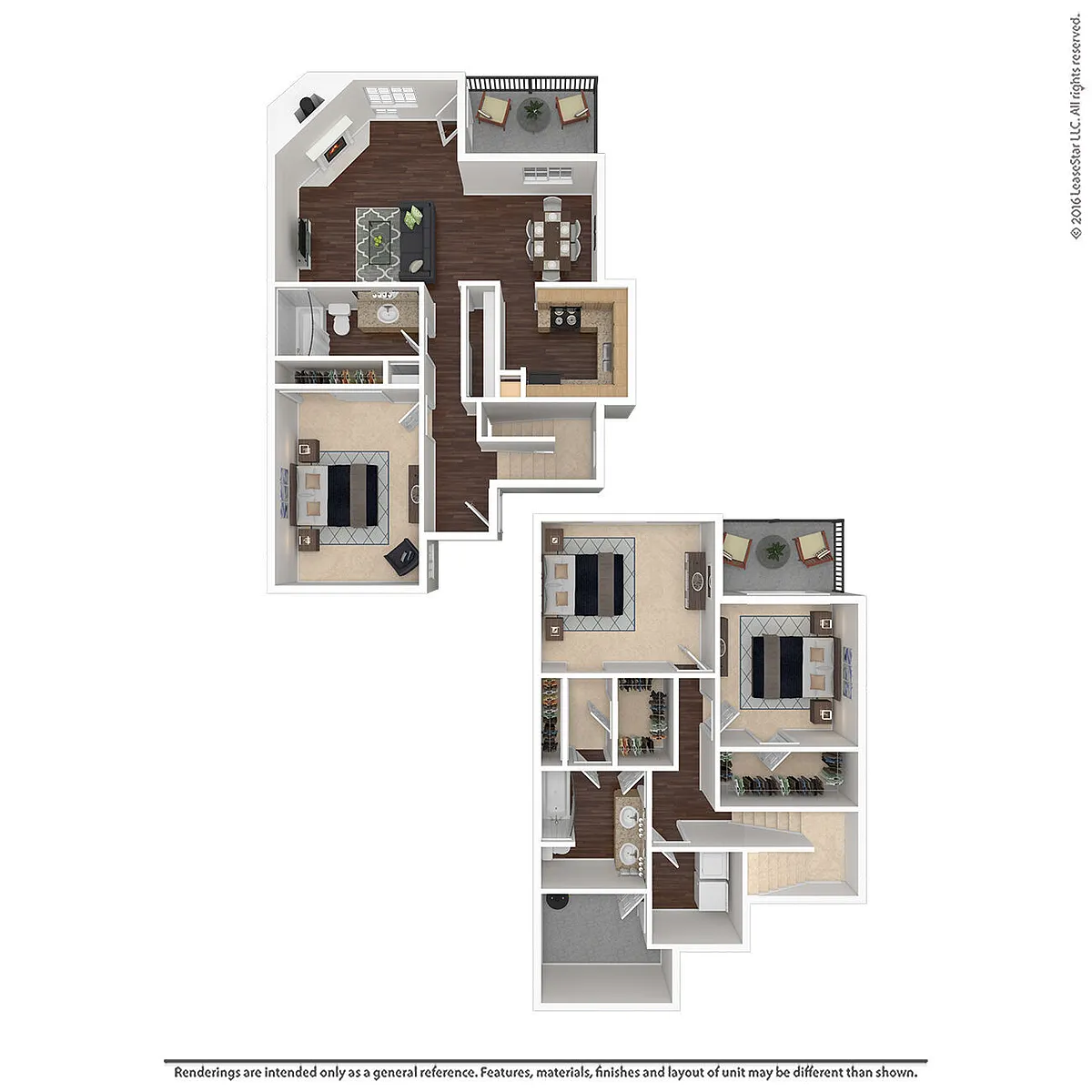Floor plan Three Bedroom, Two Bathroom To