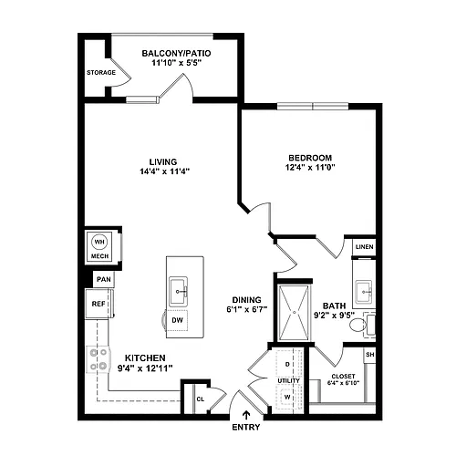 Floor plan A1
