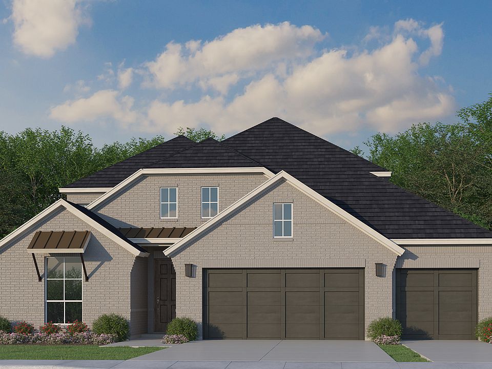 Plan 1531 Elevation C with 3rd Car Garage