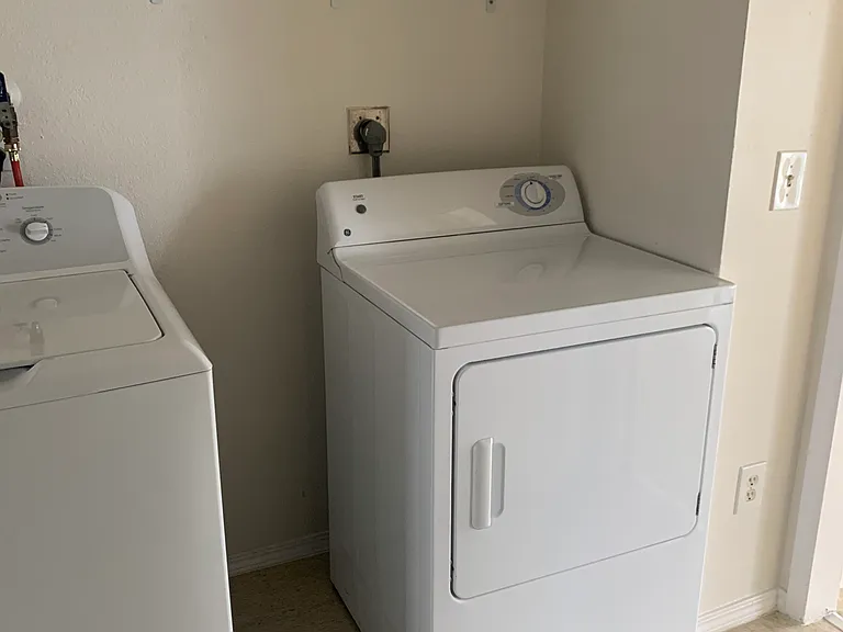Private in-unit laundry room with full-size washer & dryers!