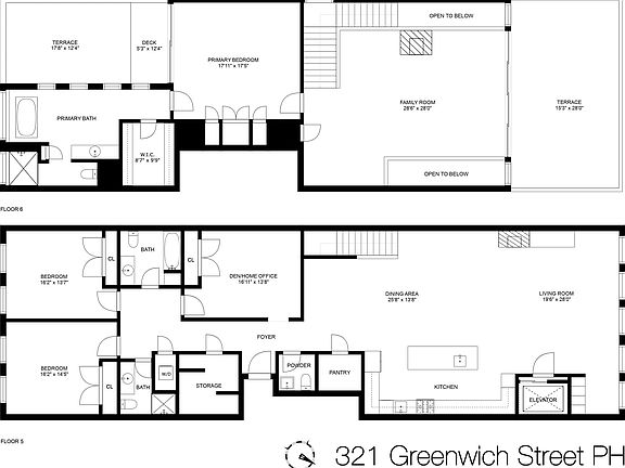 2nd image of 321 Greenwich St #Penthouse