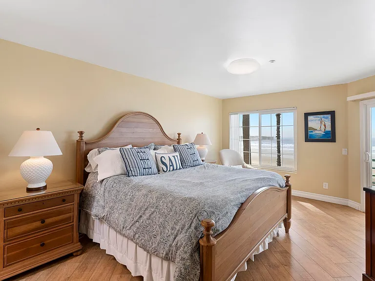 Primary Bedroom with ocean view
