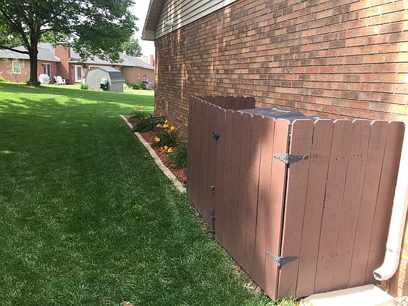 Side of garage