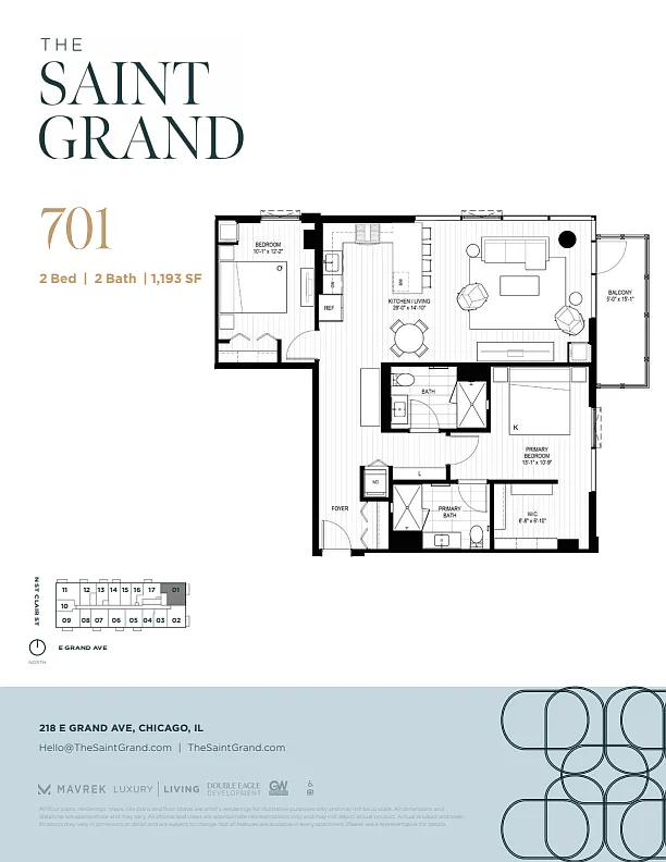 Floor plan 701