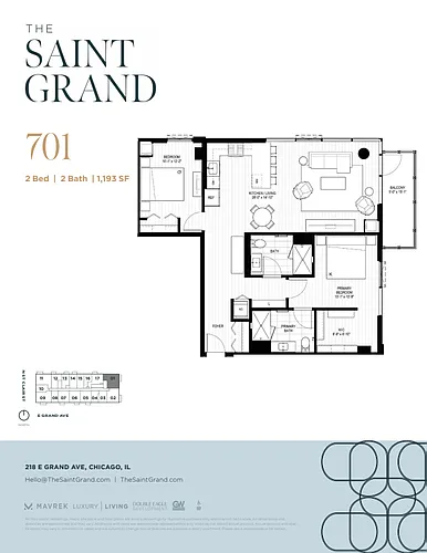 Floor plan 701
