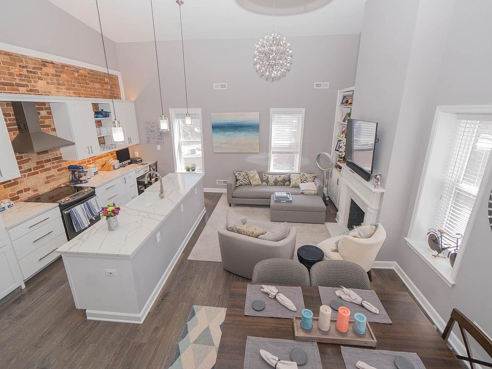 Spacious and open living room area