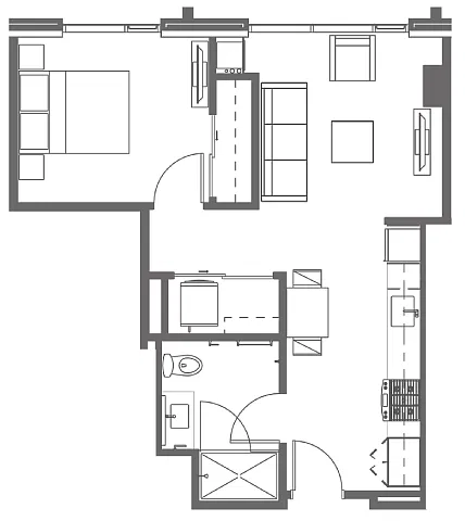 Floor plan S J1.1 SIM