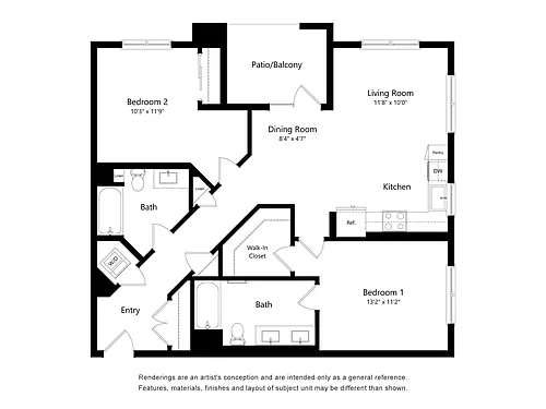 Floor plan B21