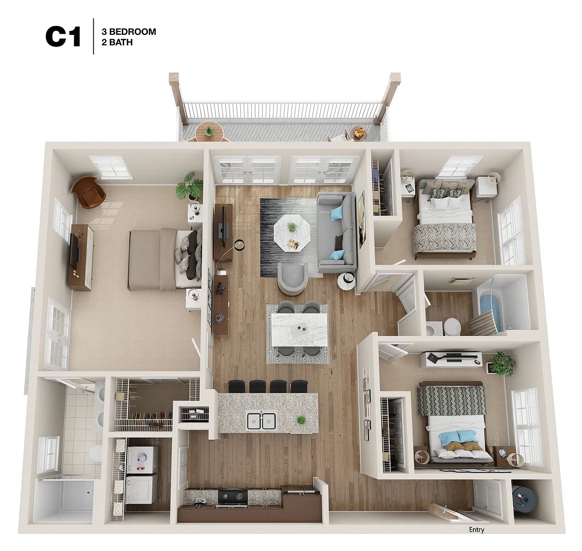 Floor plan C1