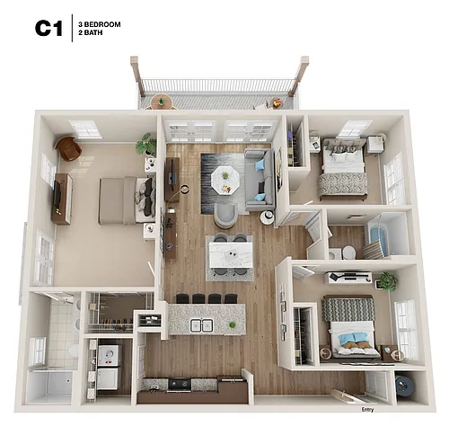 Floor plan C1