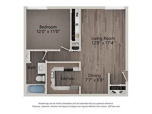 Floor plan Daisy - Premium