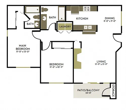 Floor plan B2