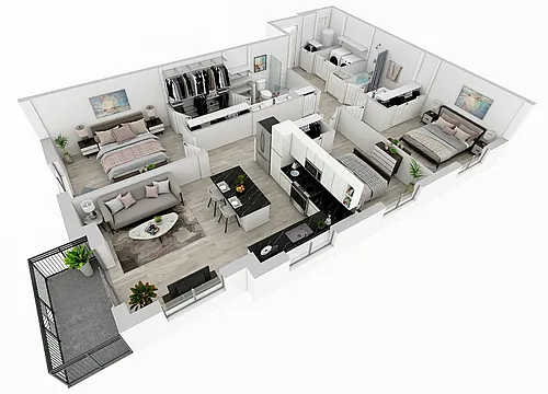 Floor plan C1