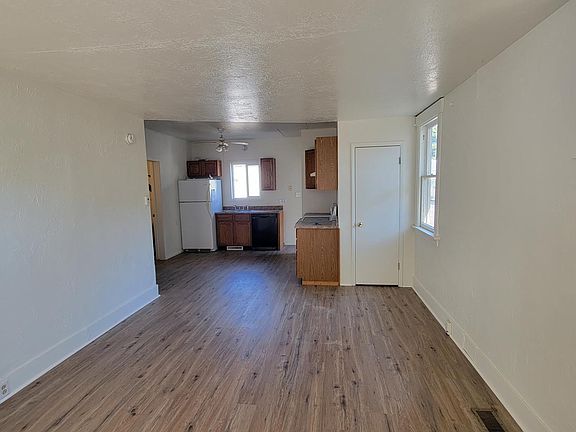 Living room looking to kitchen