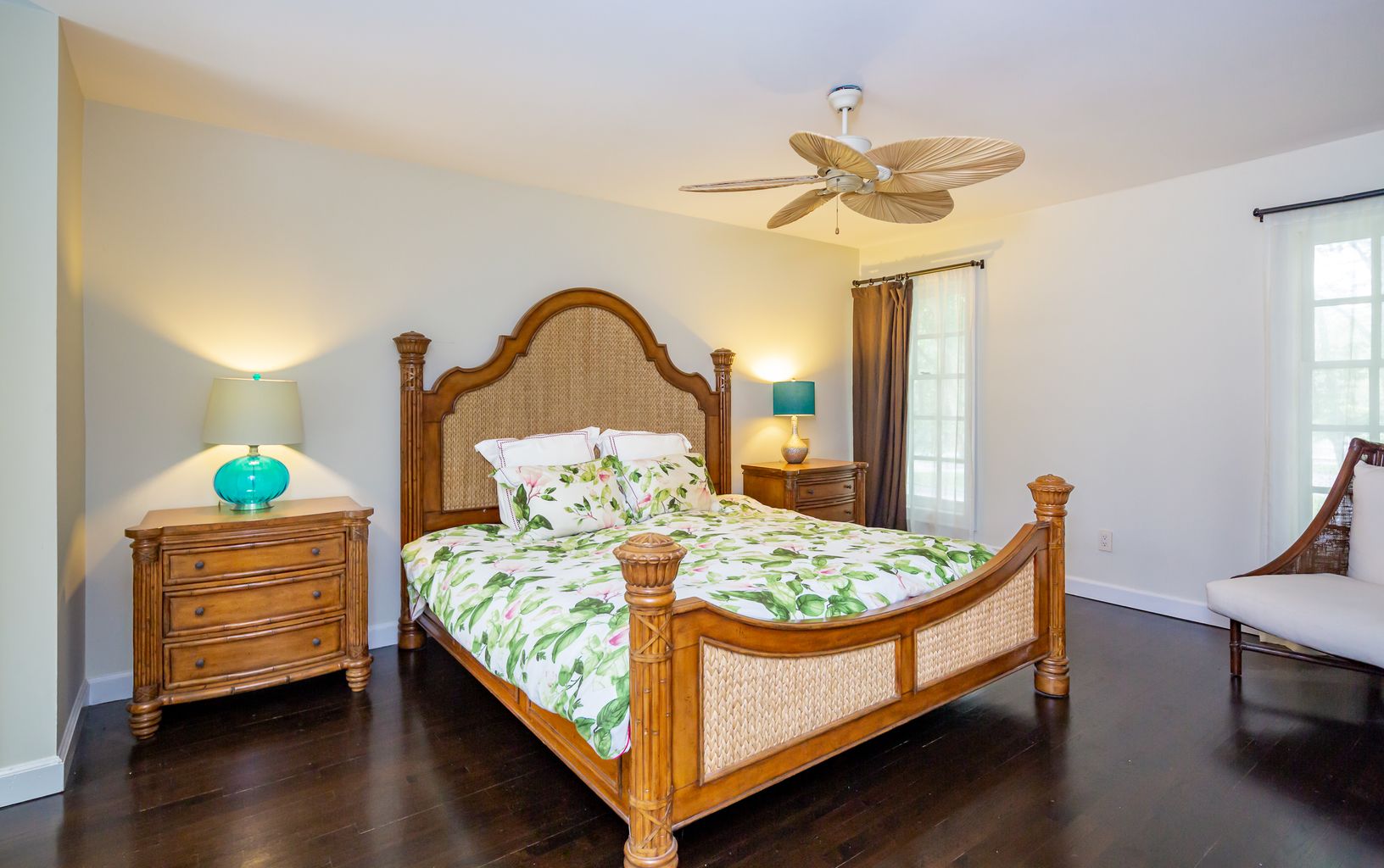 Upstairs primary bedroom suite