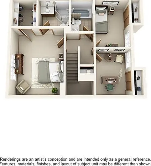 3 Bedroom | 2.5 Bath | 1340 SF 3 Bedroom | 2.5 Bath | 1340 SF