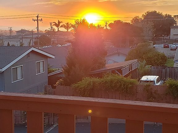 Fall season sunset from entertainment deck.