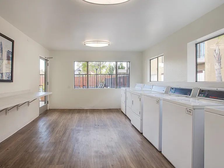 On-site laundry facilities