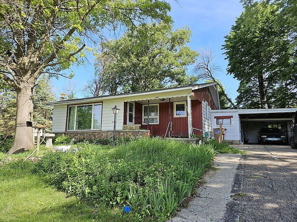 front view facing south