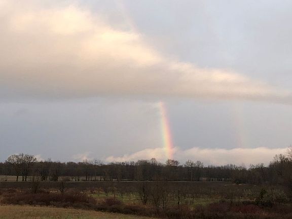 Double rainbow looking south