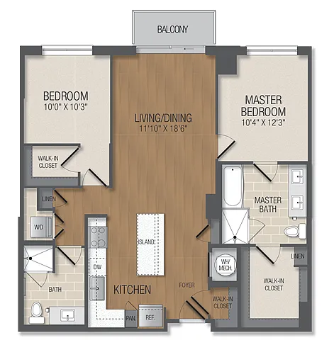 Floor plan B7
