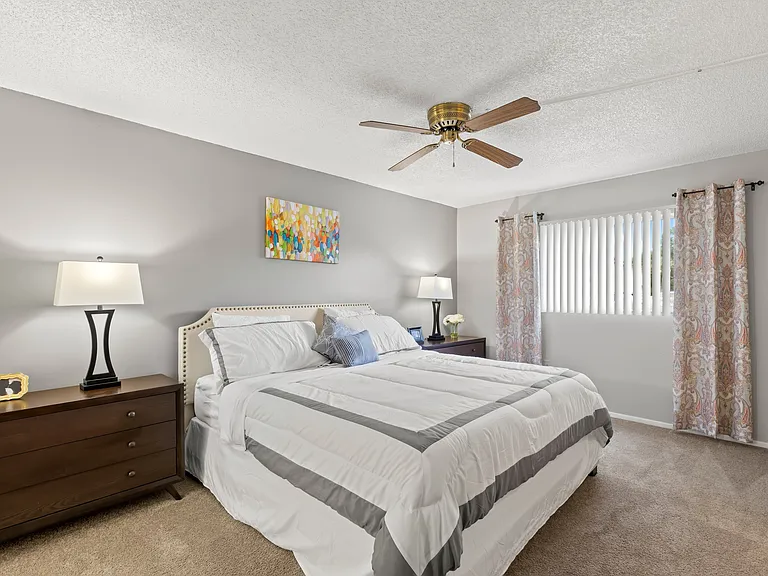 Large Bedroom with Ceiling Fan
